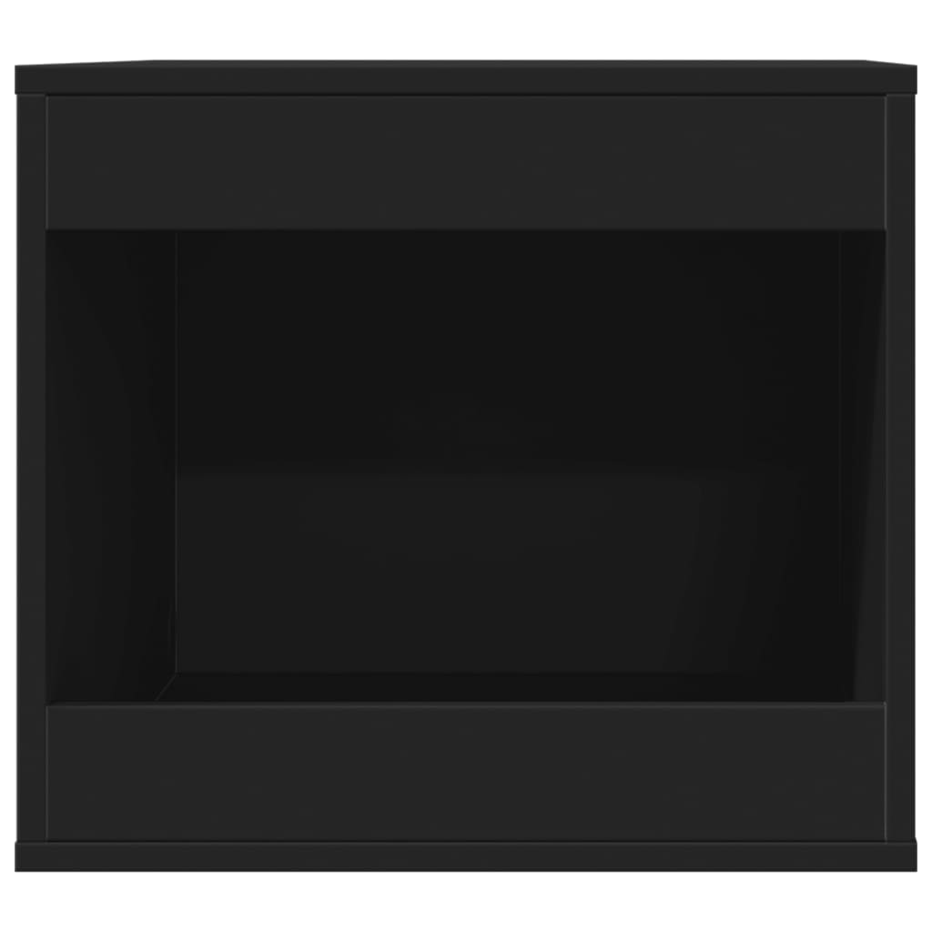 Recinto per Lettiera per Gatti Nero 47x59x42 cm in Truciolato