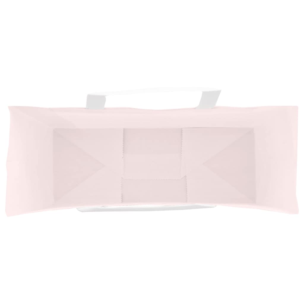Sacchetti di Carta 250 pz con Manici Rosa 32x12x42 cm