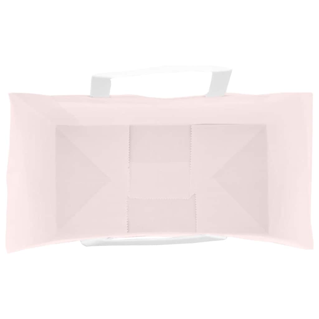 Sacchetti di Carta 250 pz con Manici Rosa 32x17x44 cm