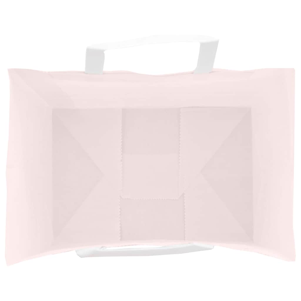 Sacchetti di Carta 250 pz con Manici Rosa 32x22x24 cm