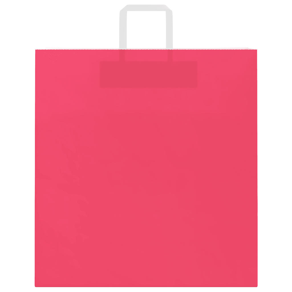 Sacchetti di Carta 250 pz con Manici Rosa 45x17x48 cm