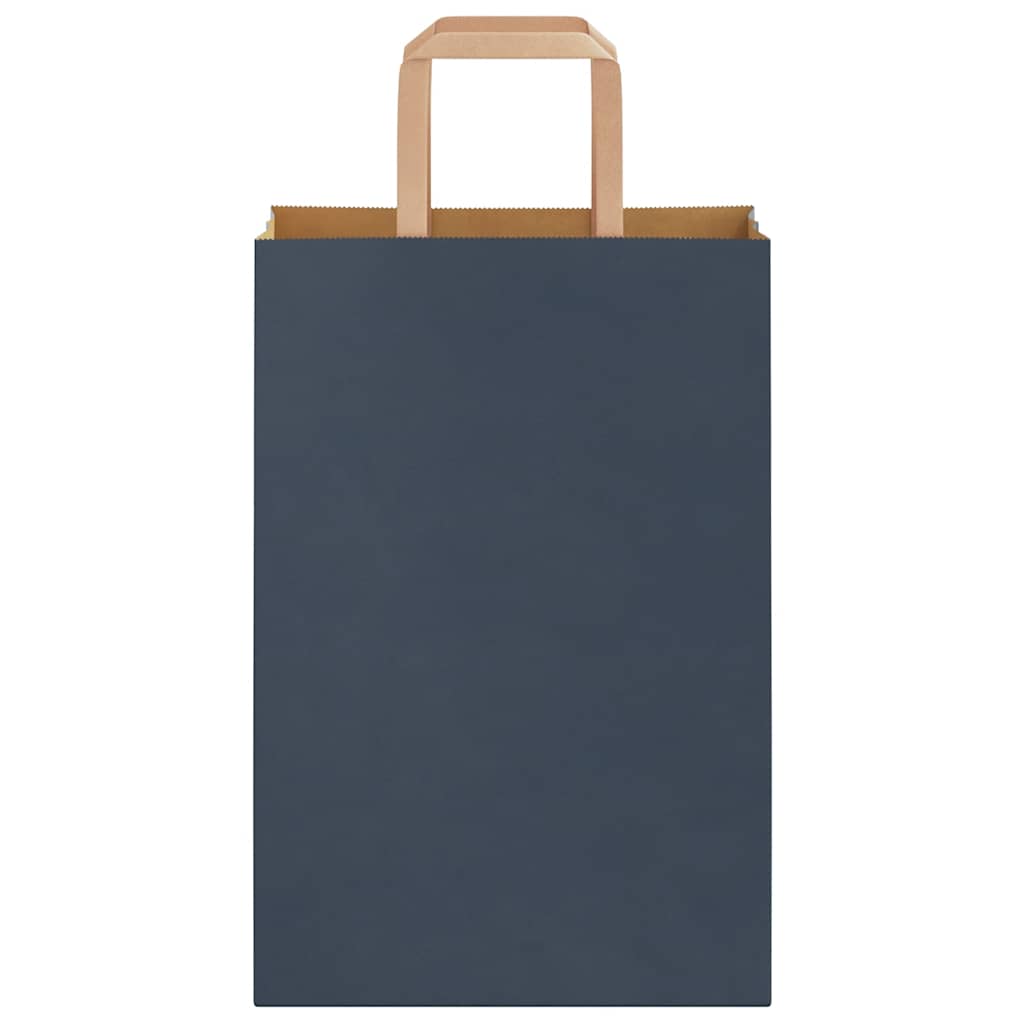 Sacchetti di Carta 50 pz con Manici Blu 21x11x31 cm