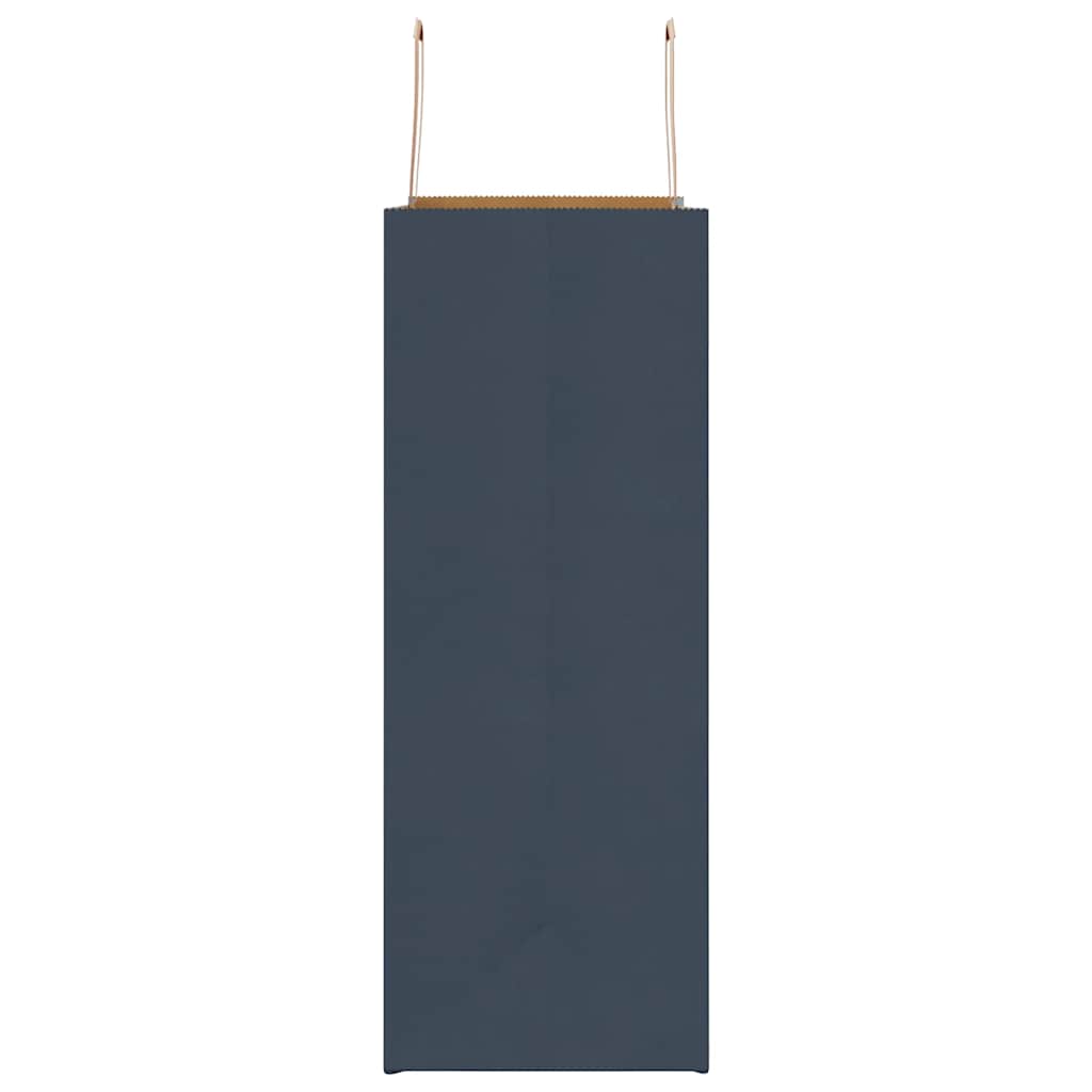 Sacchetti di Carta 50 pz con Manici Blu 32x17x44 cm