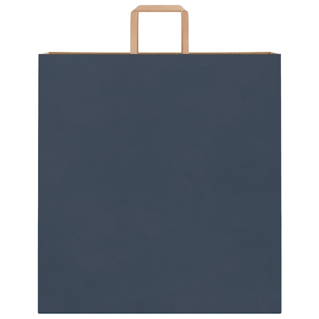 Sacchetti di Carta 50 pz con Manici Blu 45x17x48 cm
