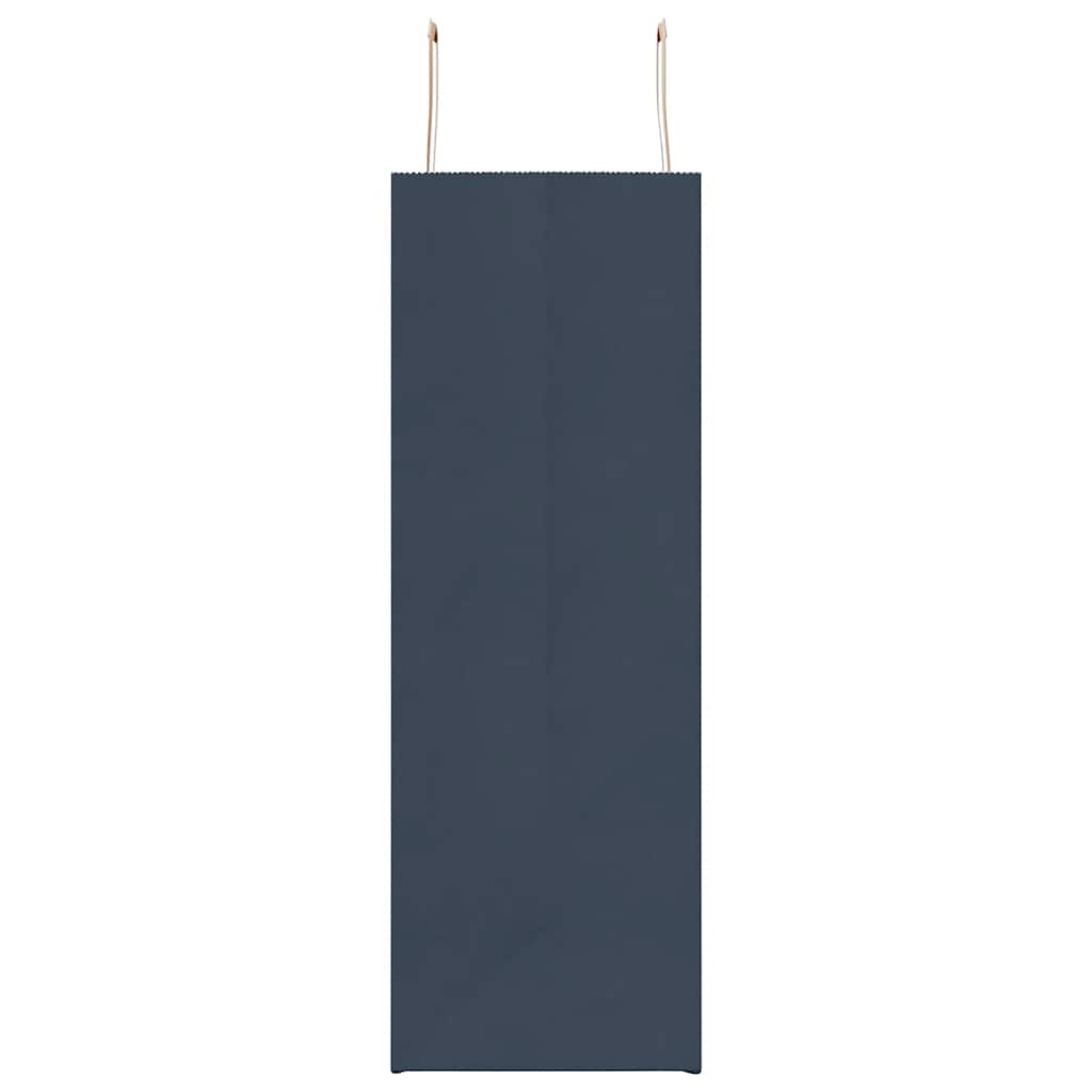 Sacchetti di Carta 50 pz con Manici Blu 45x17x48 cm