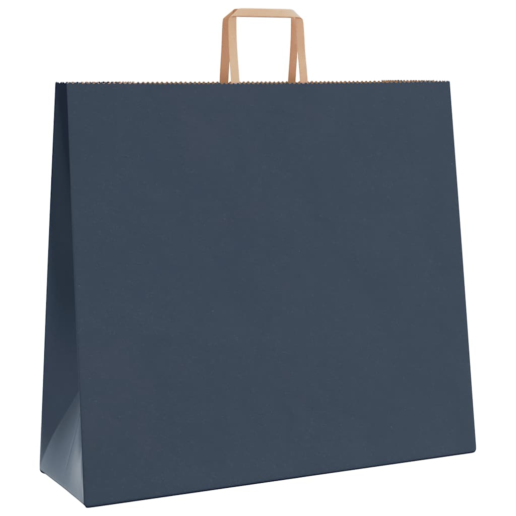 Sacchetti di Carta 50 pz con Manici Blu 54x15x49 cm