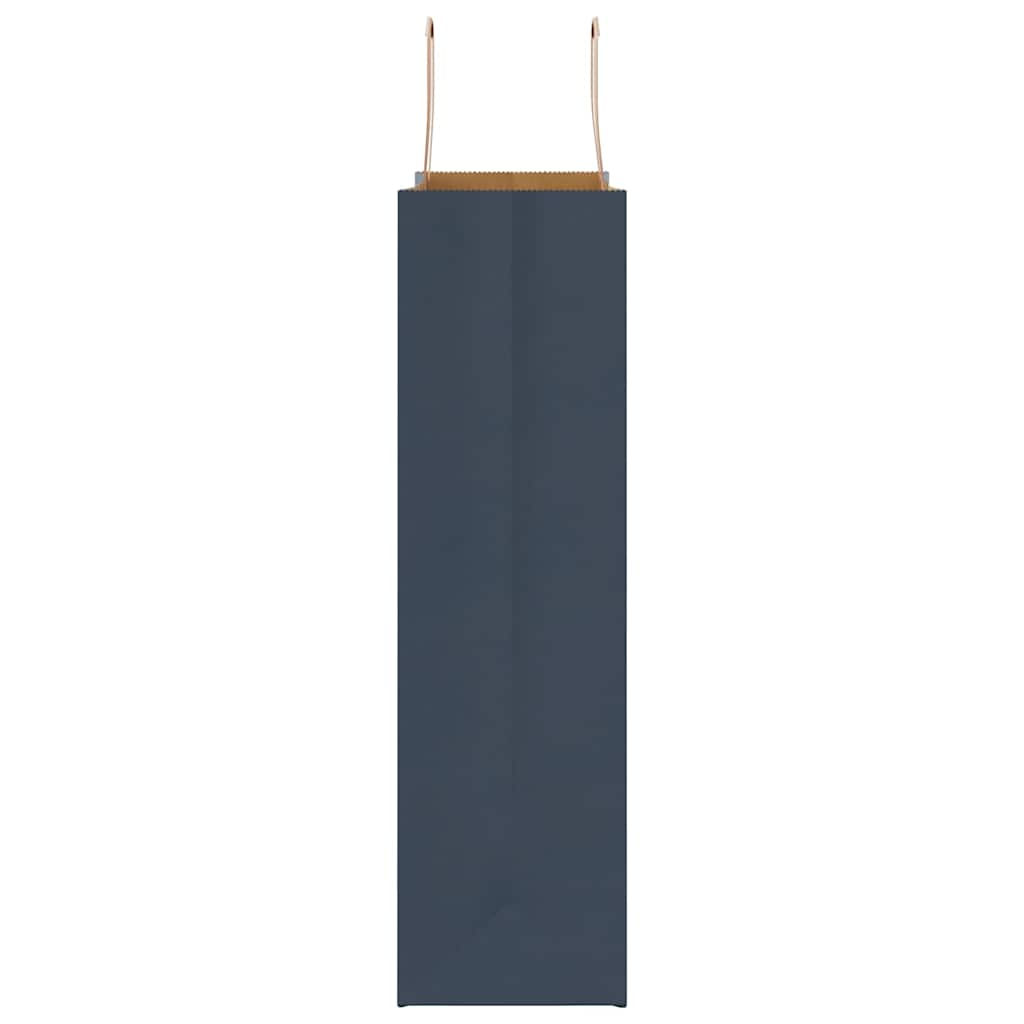 Sacchetti di Carta 250 pz con Manici Blu 32x12x42 cm