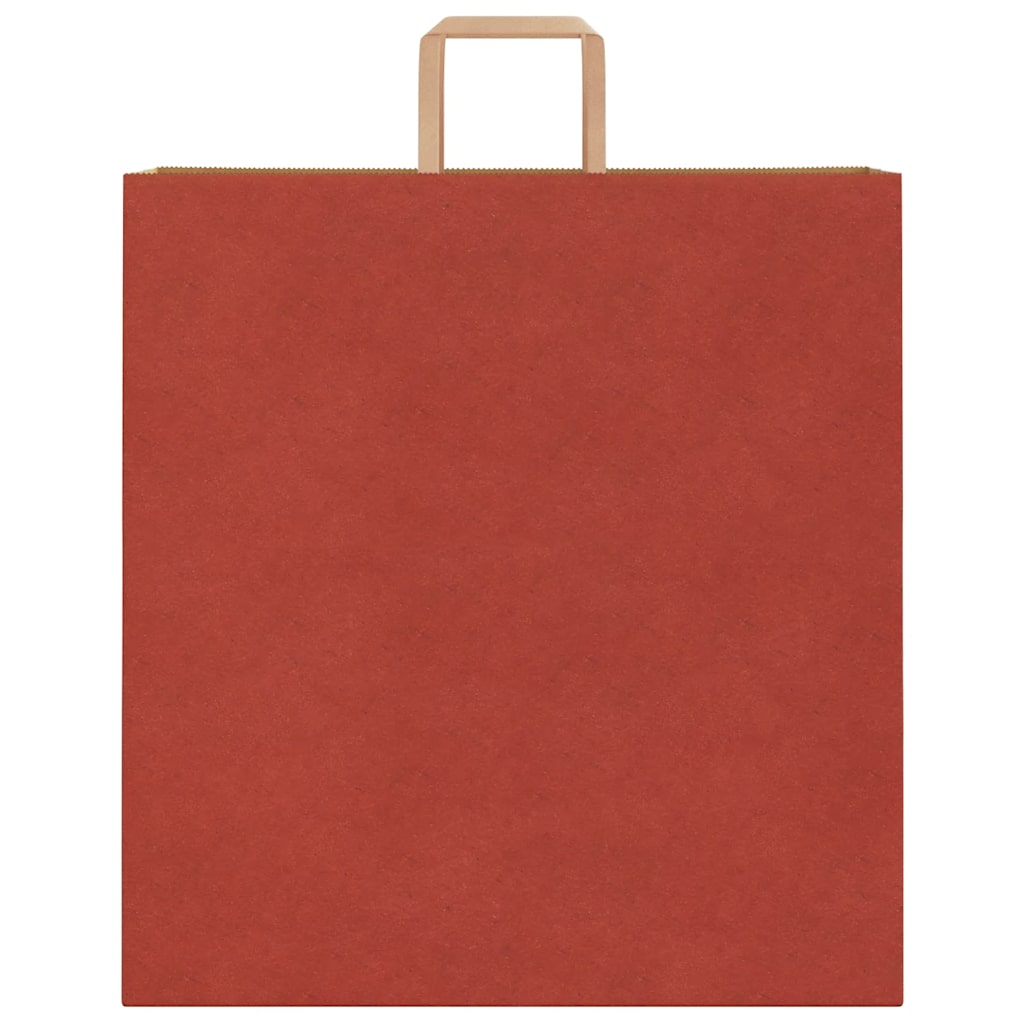 Sacchetti di Carta 50 pz con Manici Rossi 45x17x48 cm