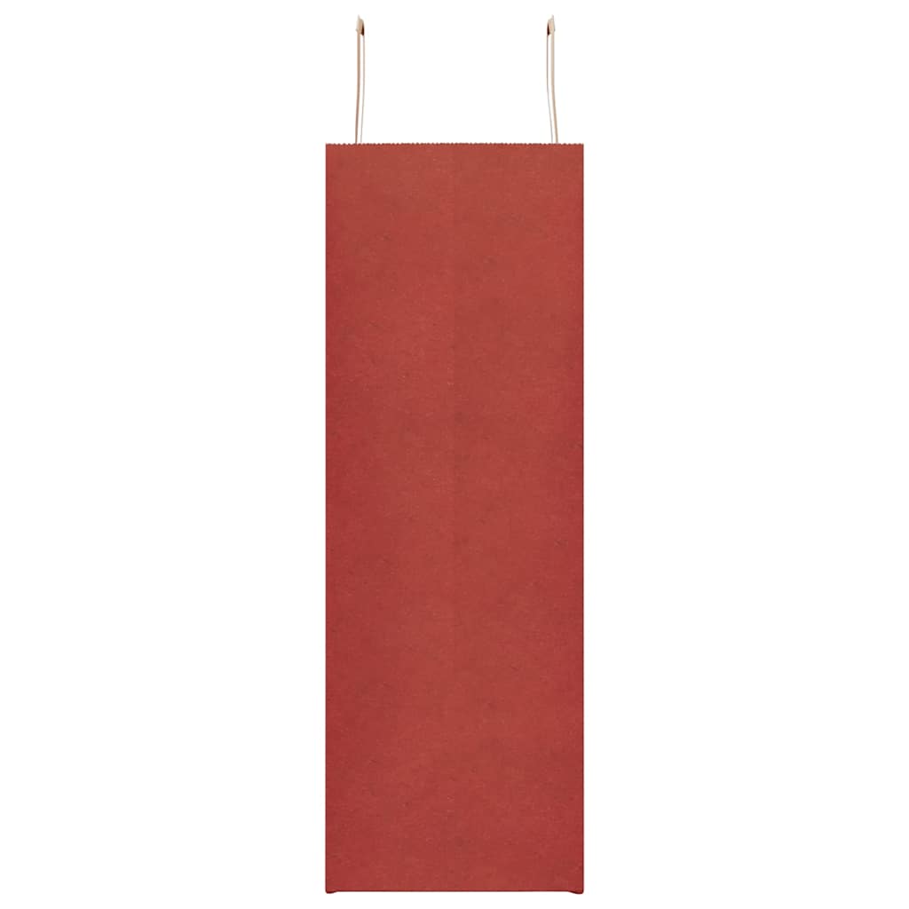 Sacchetti di Carta 50 pz con Manici Rossi 45x17x48 cm