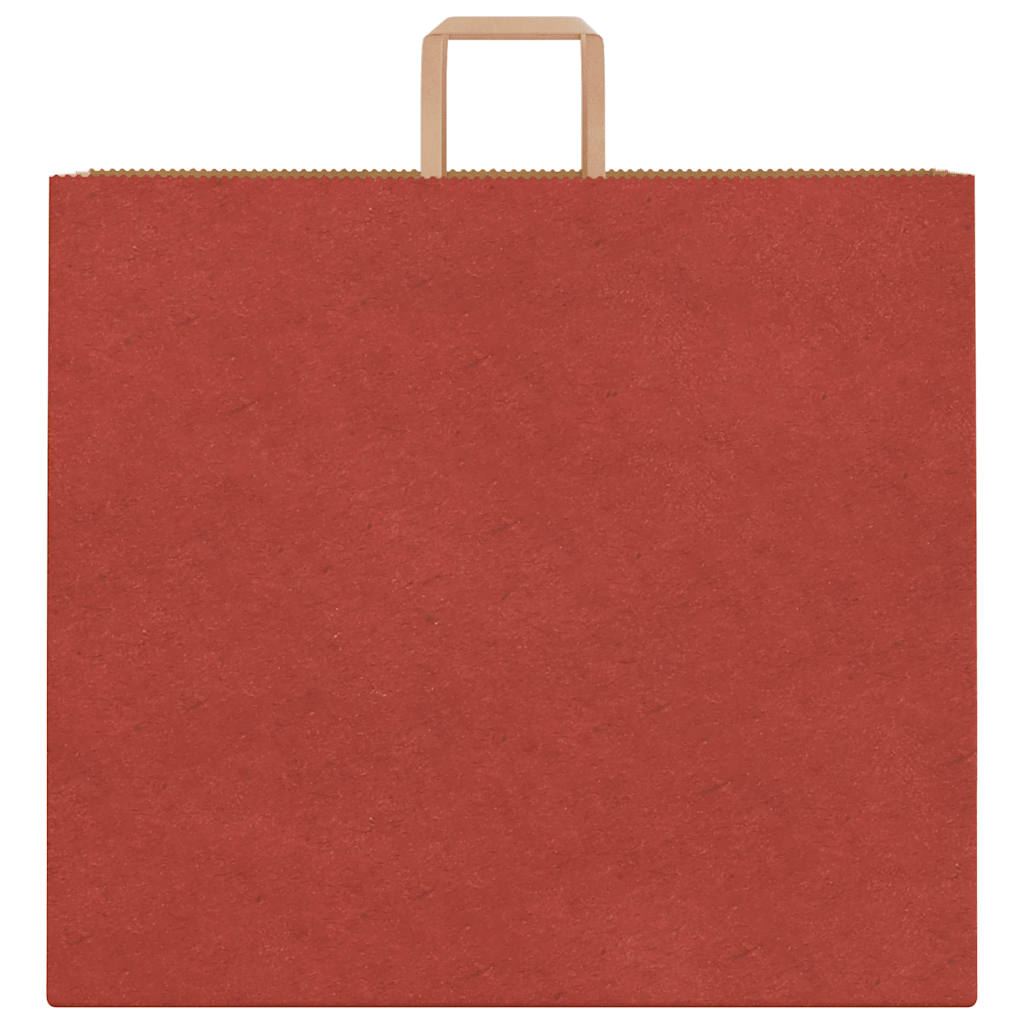 Sacchetti di Carta 50 pz con Manici Rossi 54x15x49 cm