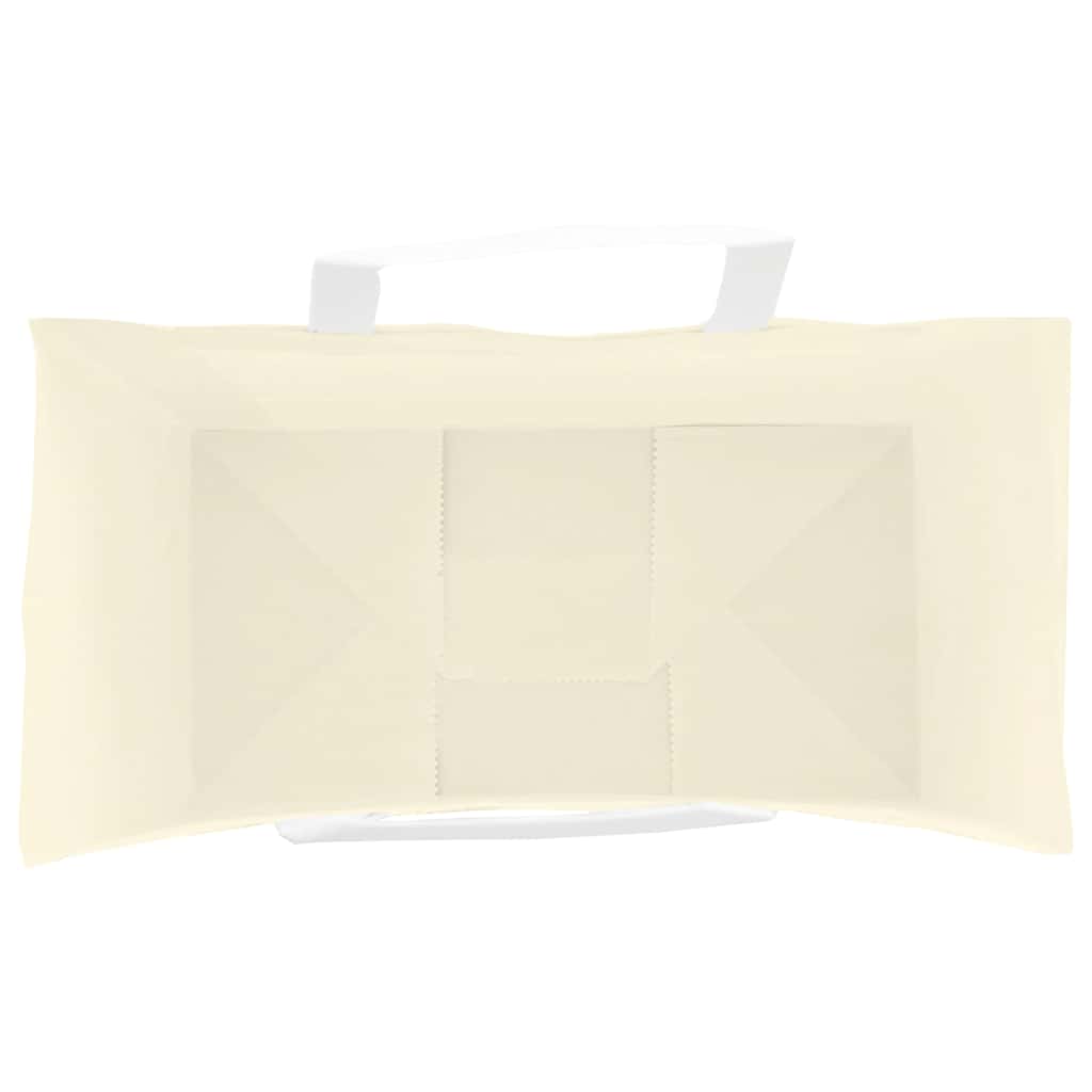 Sacchetti di Carta 50 pz con Manici Gialli 21x11x28 cm