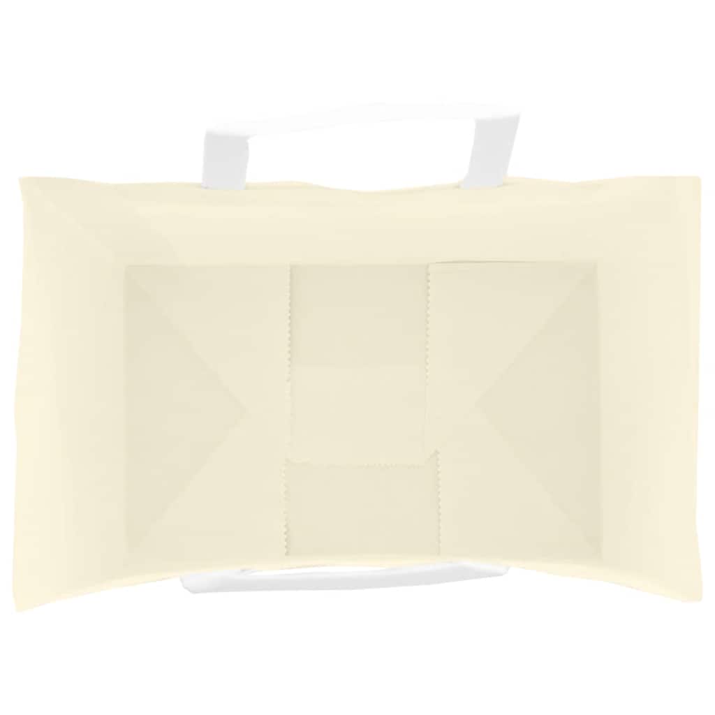 Sacchetti di Carta 50 pz con Manici Gialli 26x17x25 cm