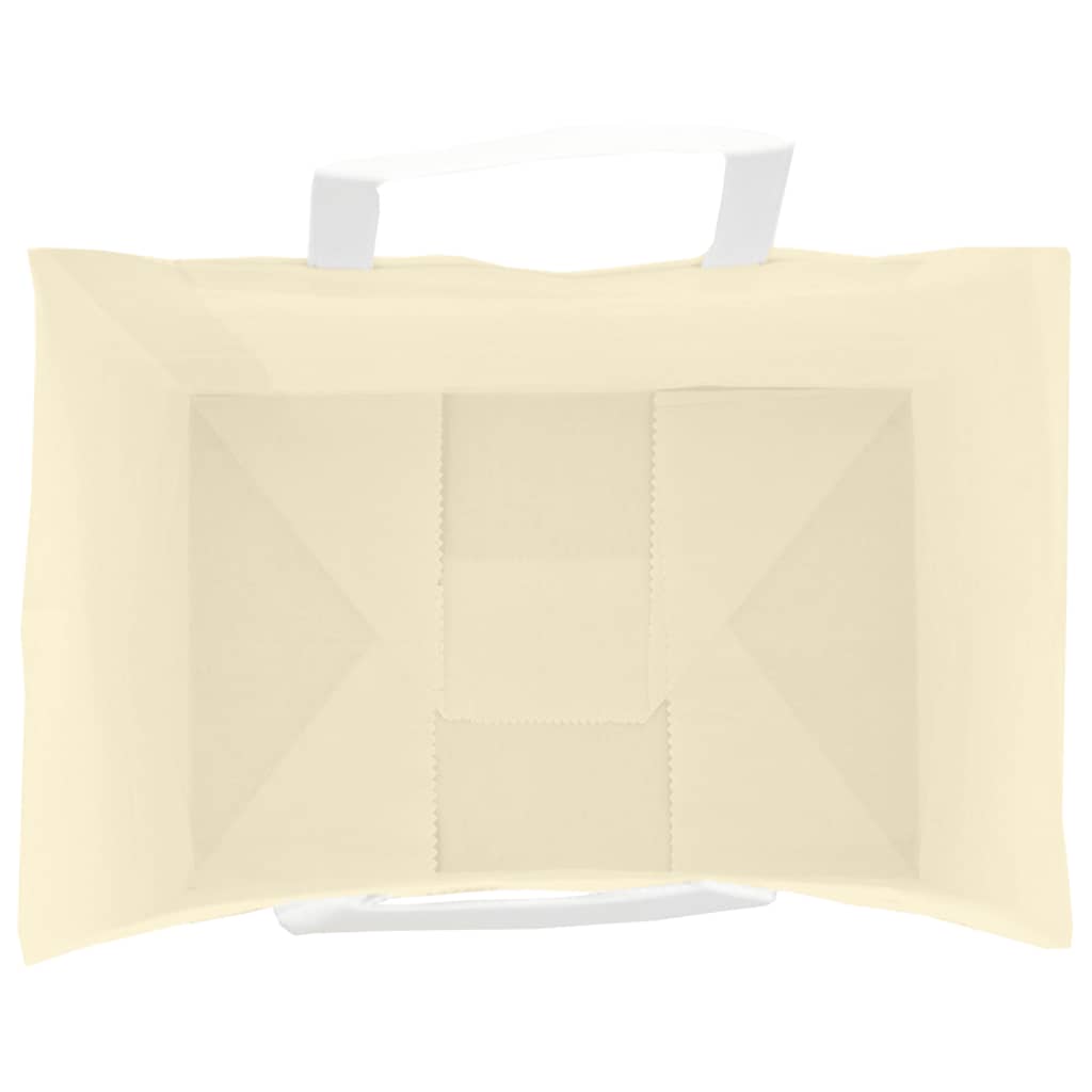 Sacchetti di Carta 50 pz con Manici Gialli 32x22x24 cm