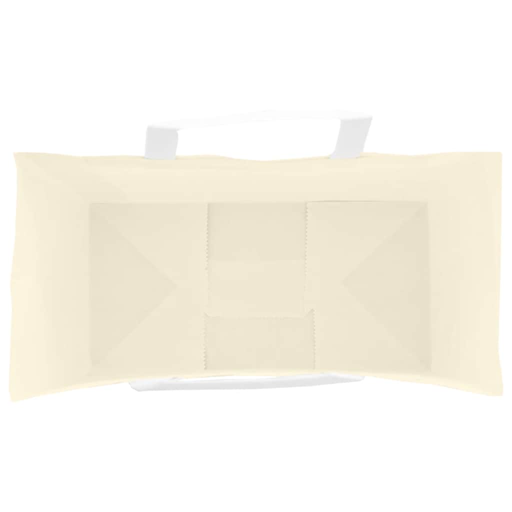 Sacchetti di Carta 250 pz con Manici Gialli 21x11x31 cm