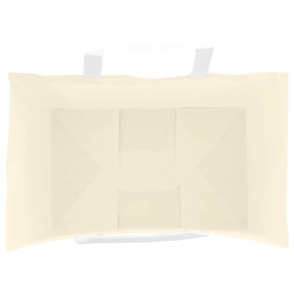 Sacchetti di Carta 250 pz con Manici Gialli 26x17x25 cm