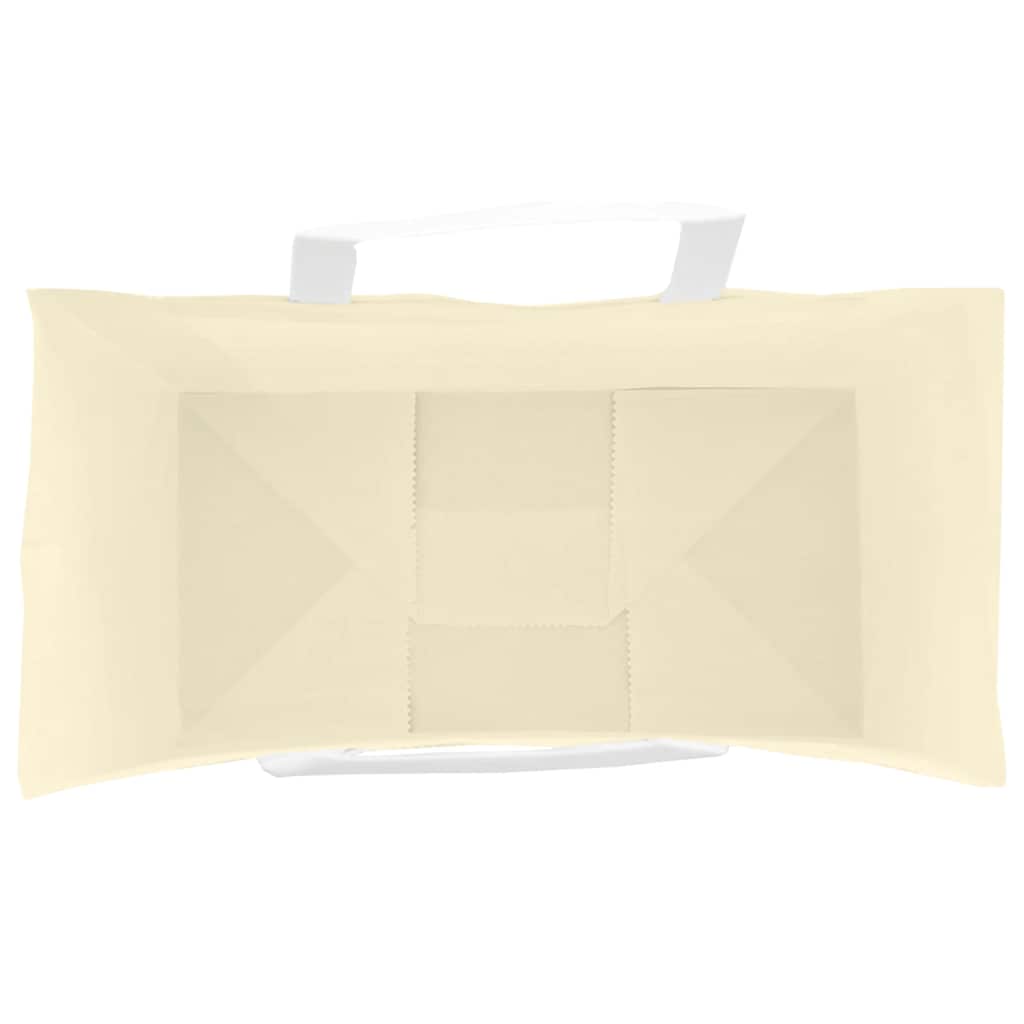 Sacchetti di Carta 250 pz con Manici Gialli 32x17x25 cm