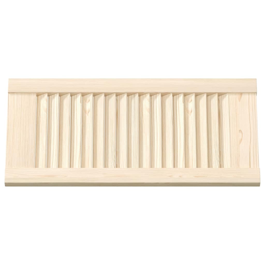 Ante con Design a Lamelle 2 pz 61,5x29,5 cm in Legno di Pino