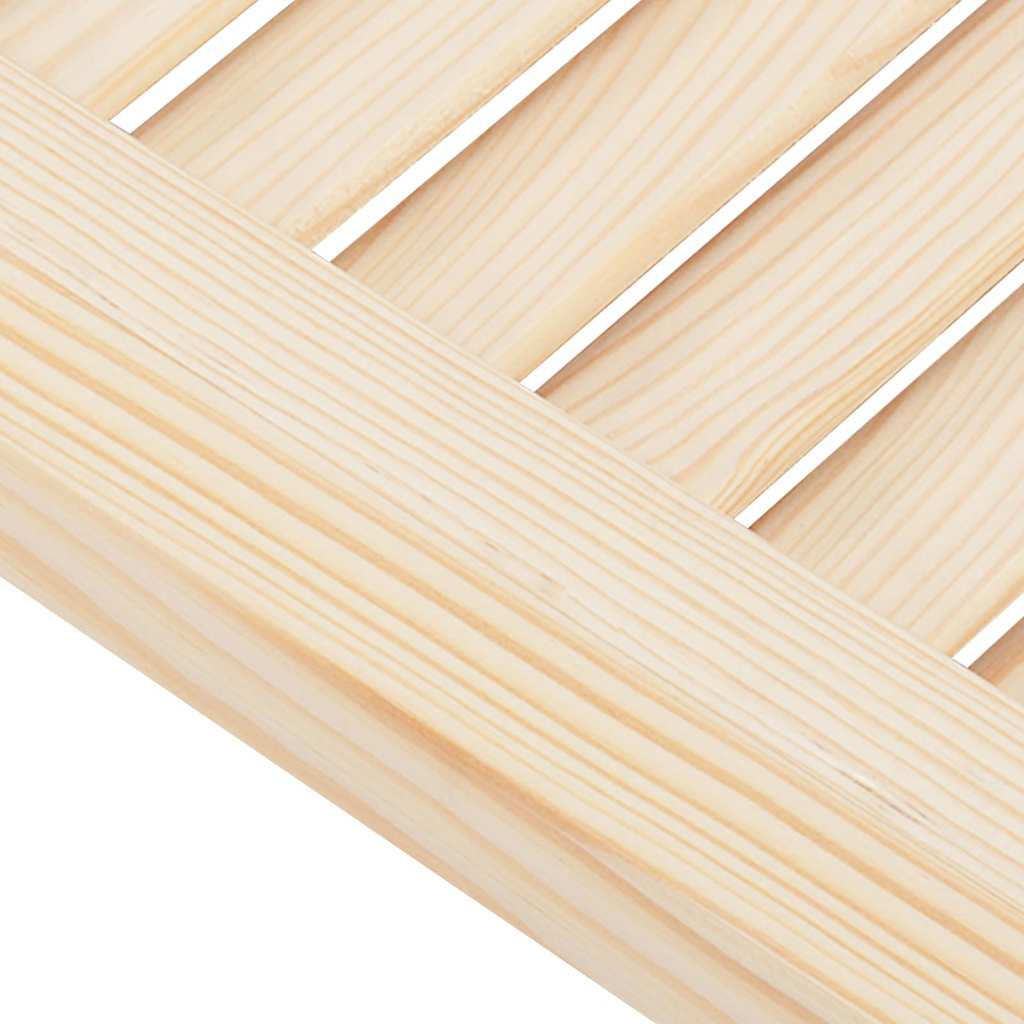 Anta con Design a Lamelle 69x29,5 cm in Legno di Pino