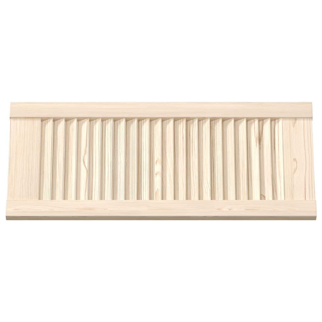 Ante con Design a Lamelle 2 pz 69x29,5 cm in Legno di Pino