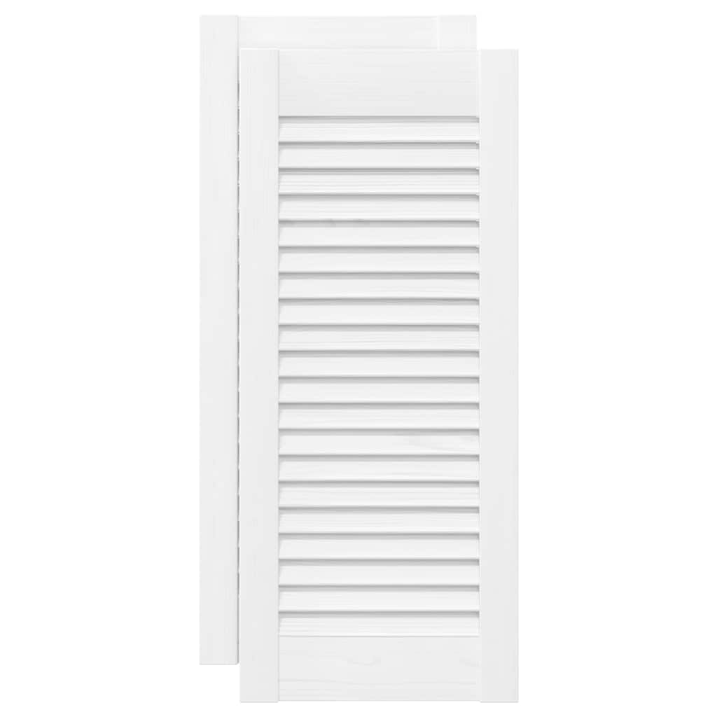 Ante a Lamelle 2 pz Bianche 61,5x29,5 cm