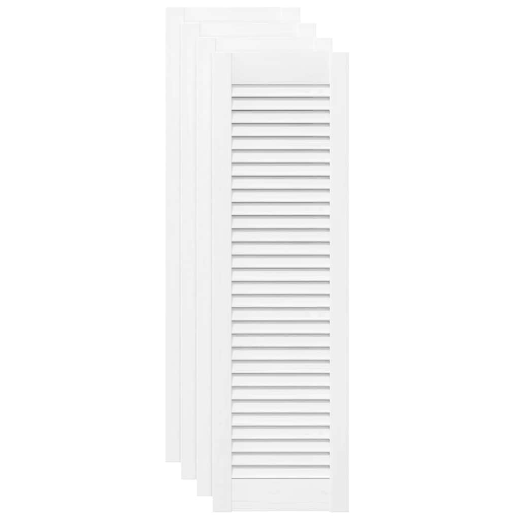 Ante a Lamelle 4 pz Bianche 99x29,5 cm
