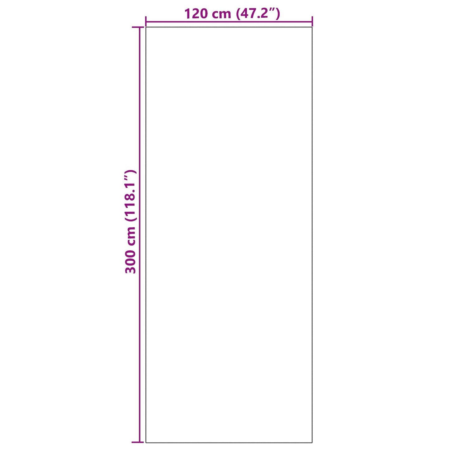 Zerbino Lavabile Antracite 120x300 cm di vidaXL