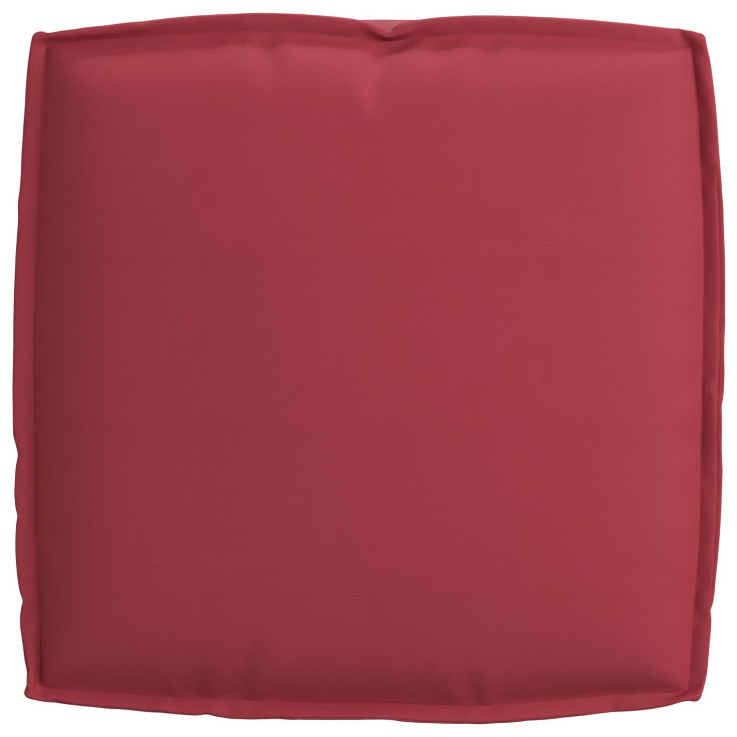 Set di Cuscini per Pallet Set di 2 Rosso Vino Poliestere Standard