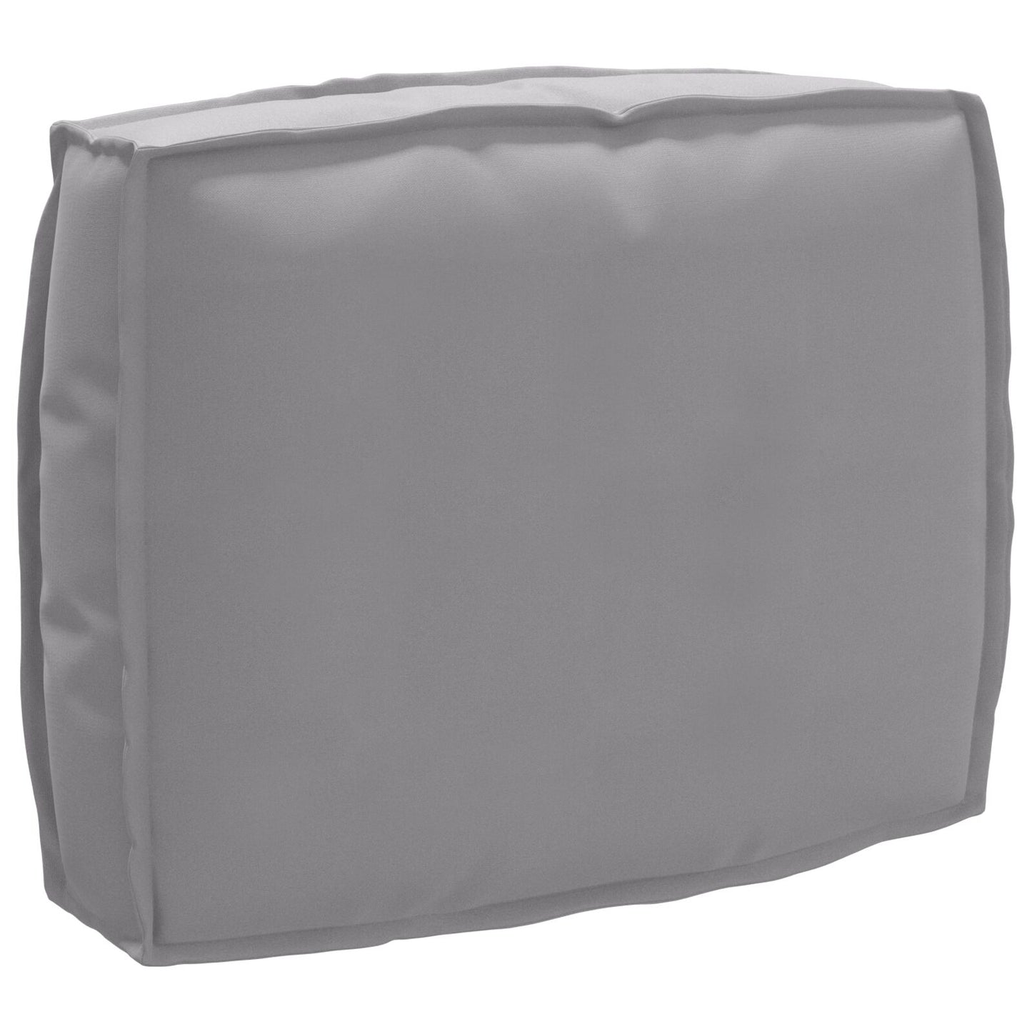Set di Cuscini per Pallet Set di 2 Grigio Tessuto in Poliestere