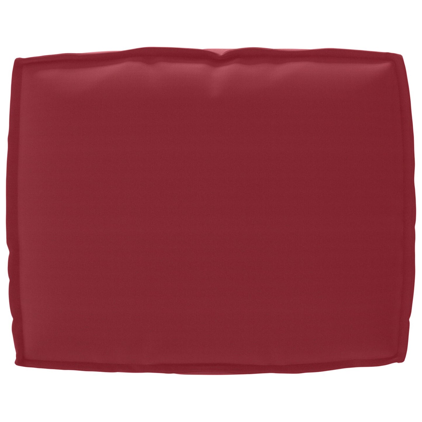 Set di Cuscini per Pallet Set di 2 Rosso Vino Poliestere Standard