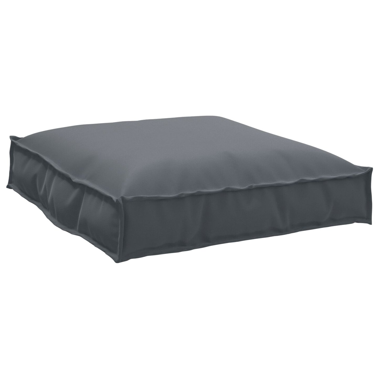 Set di Cuscini per Pallet Set di 2 Antracite Poliestere