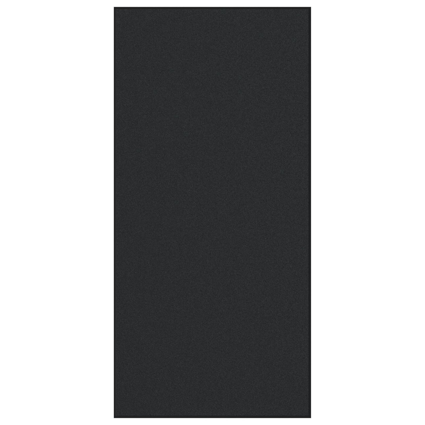 Zerbino Lavabile Nero 120x250 cm di vidaXL