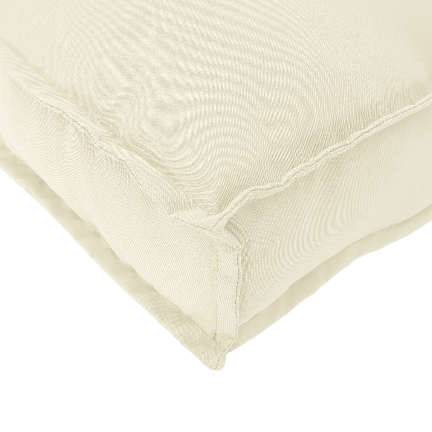 Set di cuscini per pallet Set di 2 Panna Cotone Standard