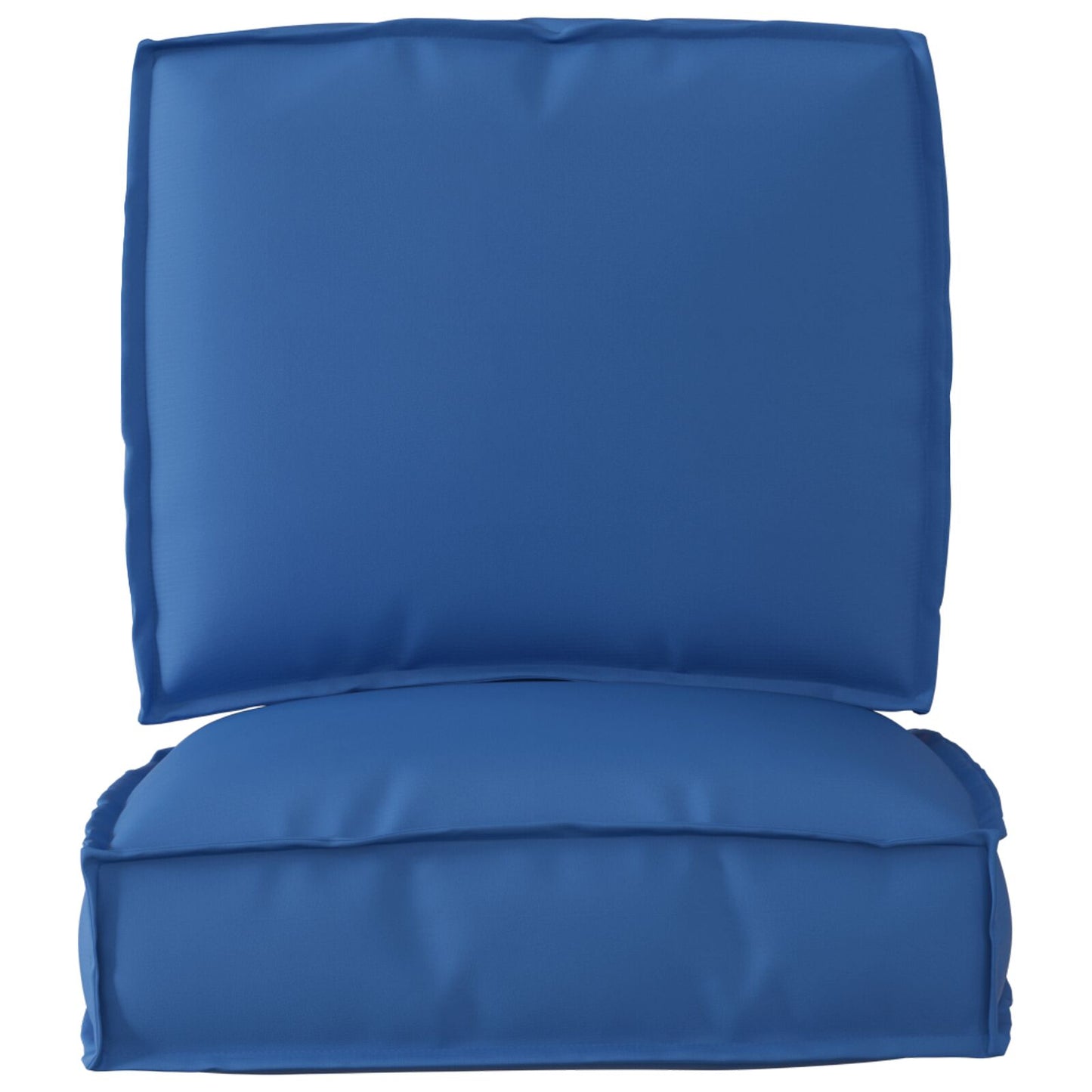 Set di Cuscini da Pallet Set di 2 Blu Reale Poliestere Standard