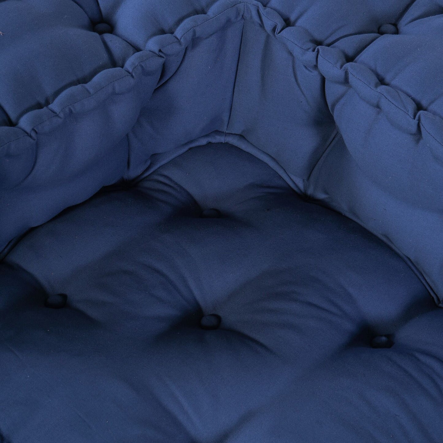 Pouf Modulari 2 pz in Tessuto Indigo di vidaXL