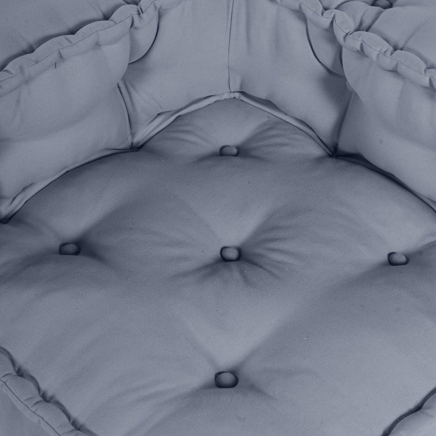 Pouf Modulari vidaXL 2 pezzi Grigio Tessuto