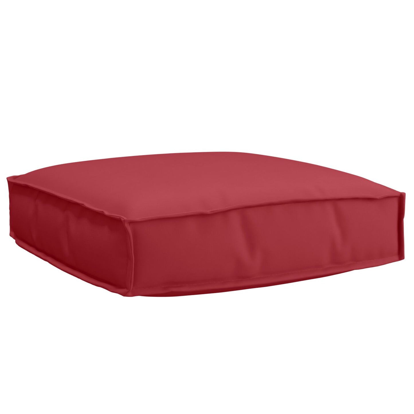 Set di cuscini per pallet Set di 2 Rosso vino Poliestere Standard