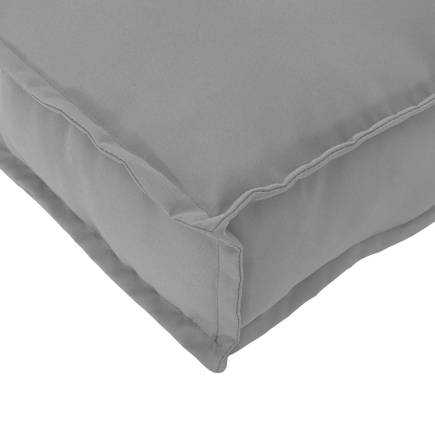 Set di Cuscini per Pallet Set di 3 Grigio Poliestere Standard