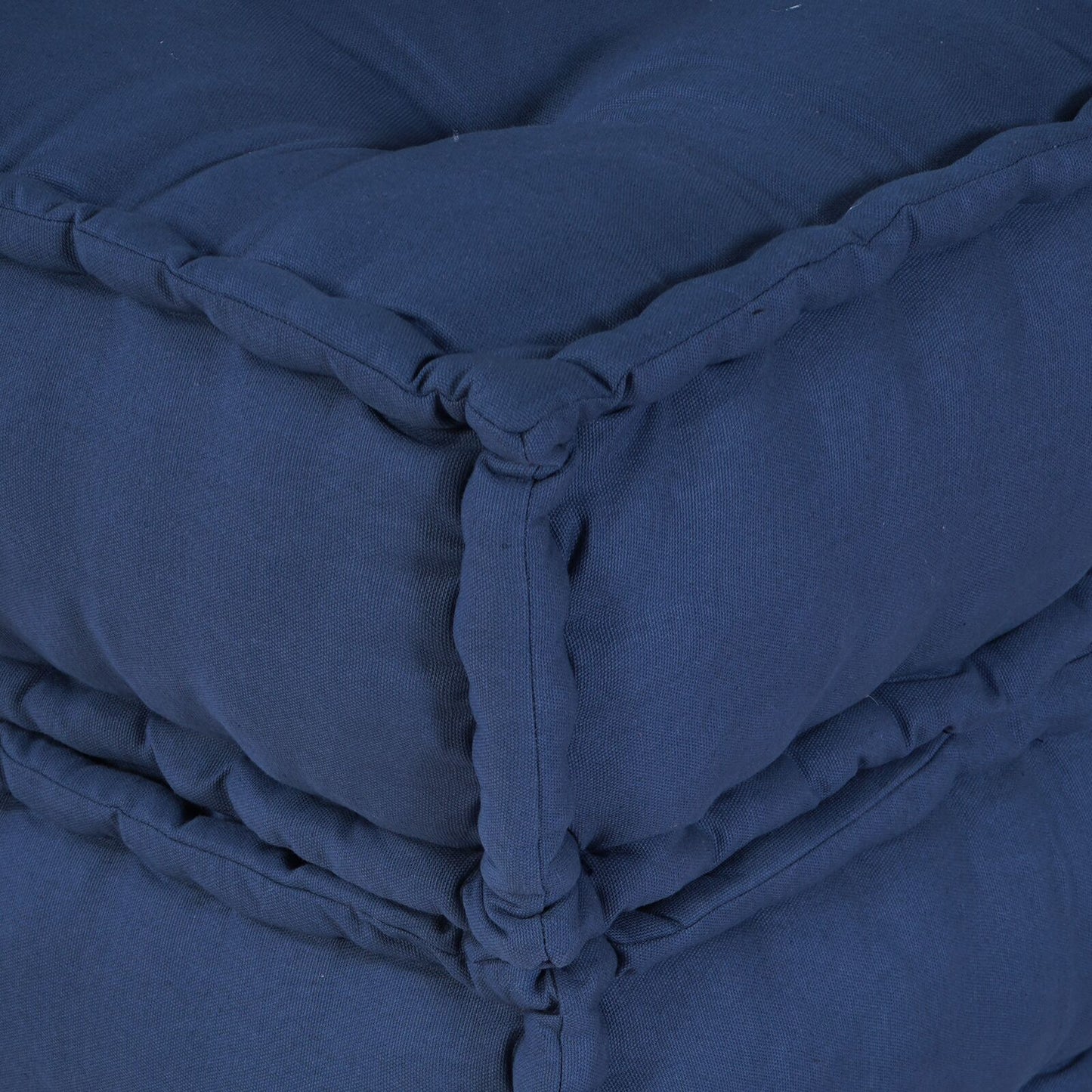 Pouf modulari vidaXL 2 pezzi in tessuto indaco