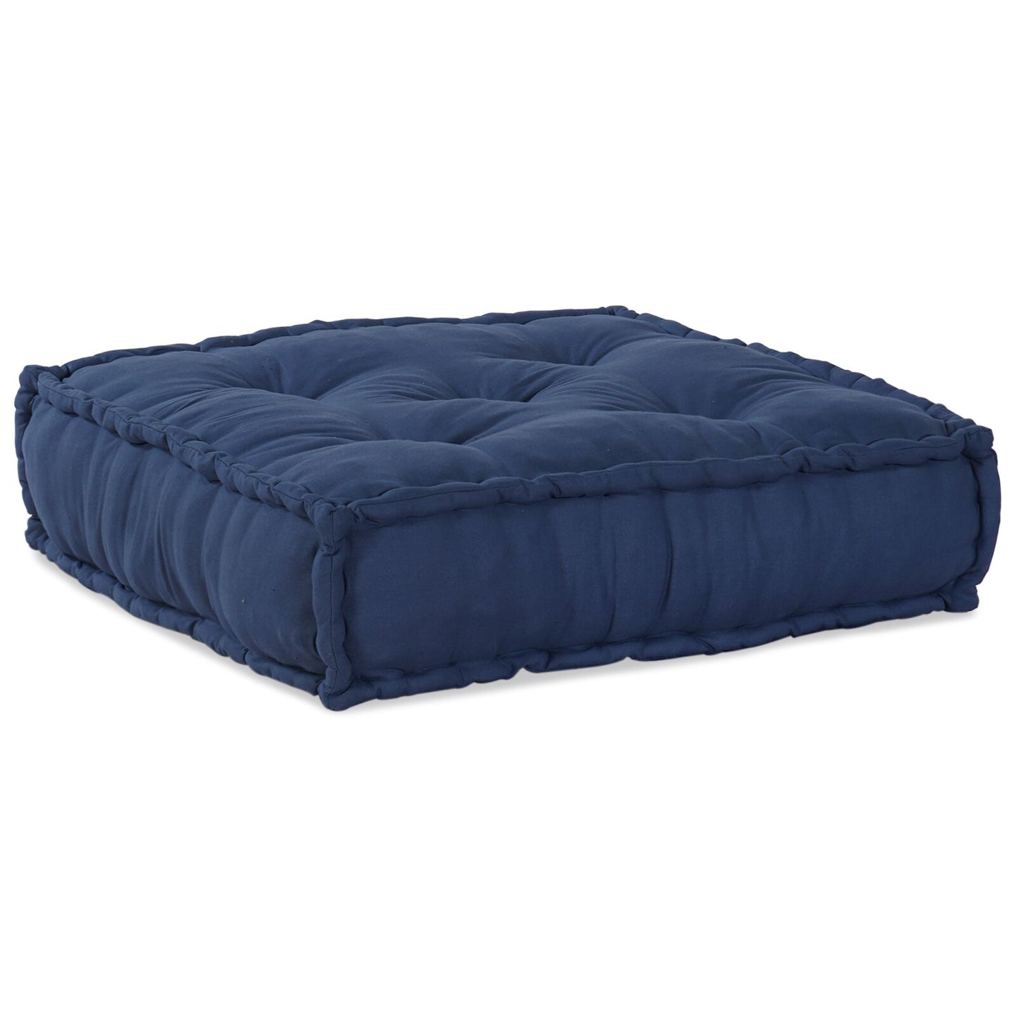 Set di 4 Pouf Modulari vidaXL in Tessuto Indigo