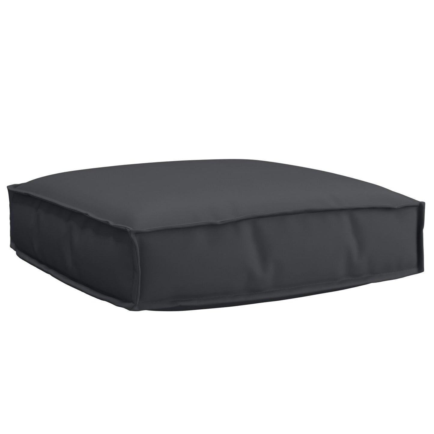 Set di cuscini per pallet Set di 2 Nero Poliestere