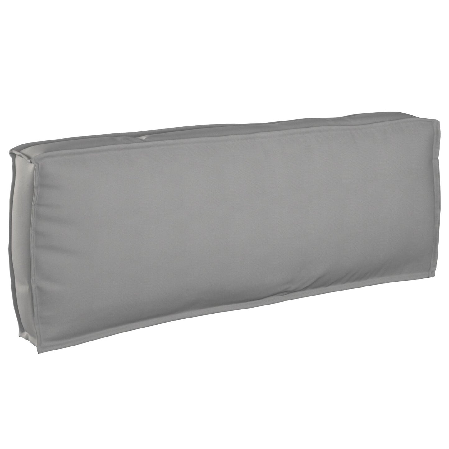 Set di Cuscini per Pallet Set di 3 Grigio Poliestere Standard