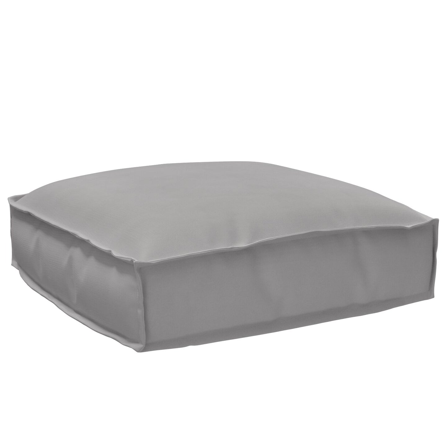 Set di Cuscini per Pallet Set di 2 Grigio Tessuto in Poliestere