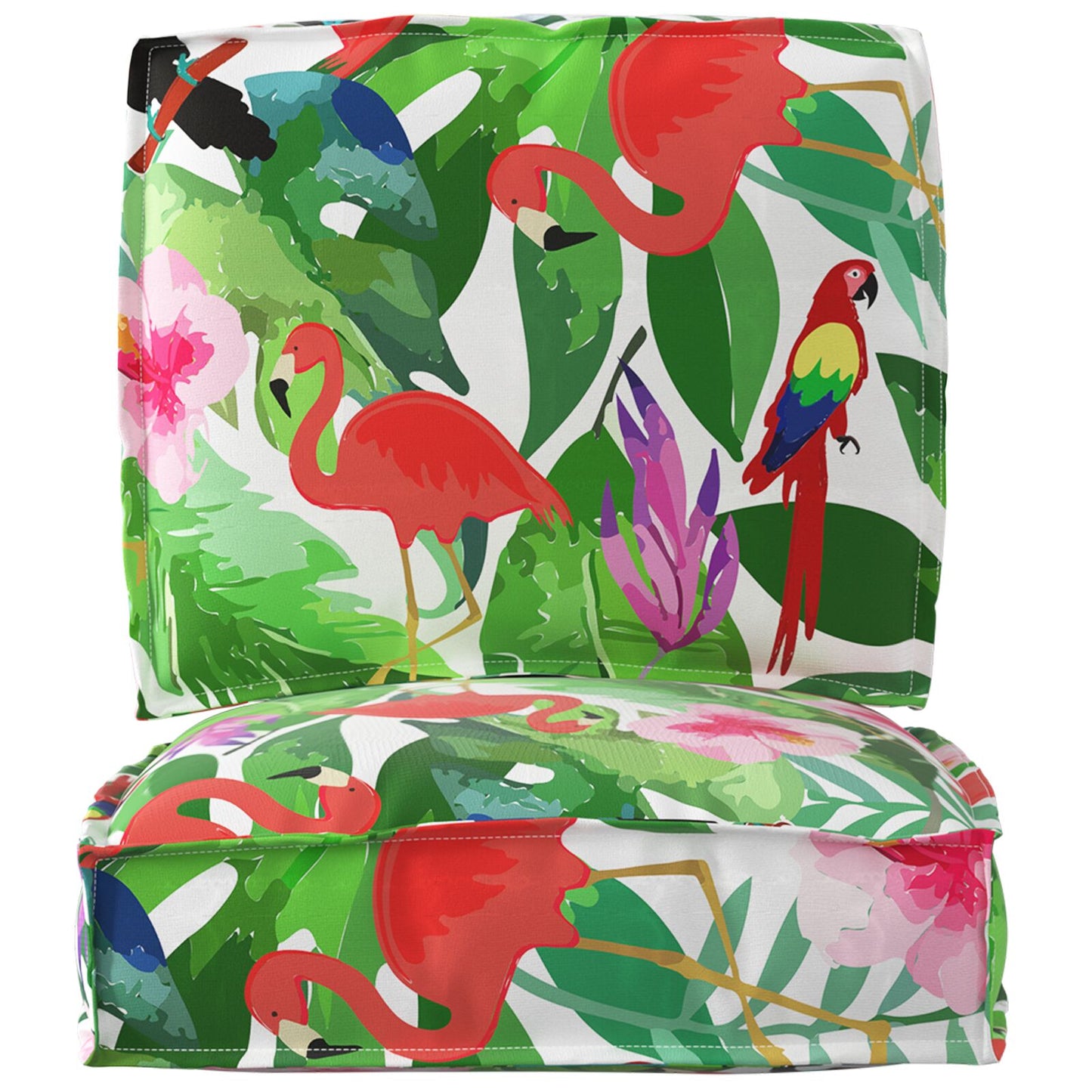 Set di cuscini per pallet Set di 2 Giungla tropicale Poliestere