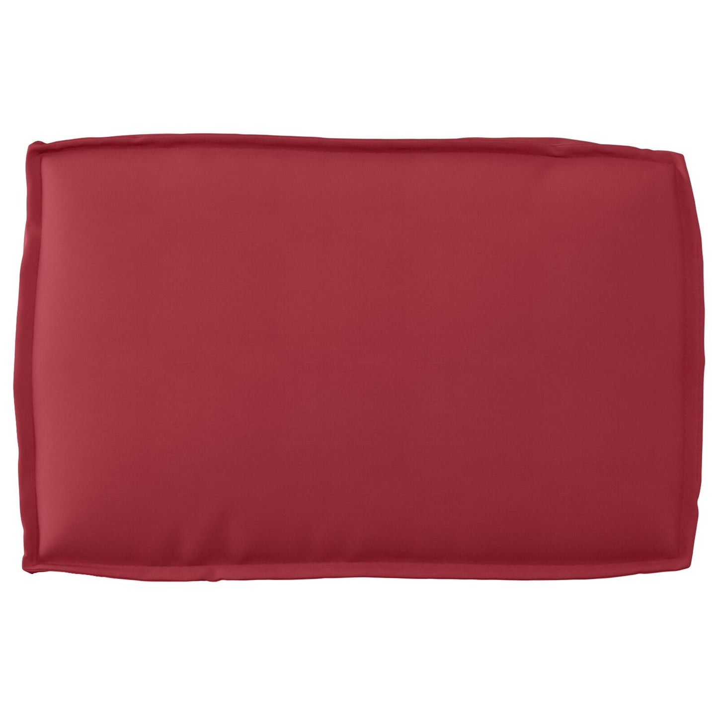 Set di cuscini per pallet Set di 2 Rosso vino Poliestere Standard