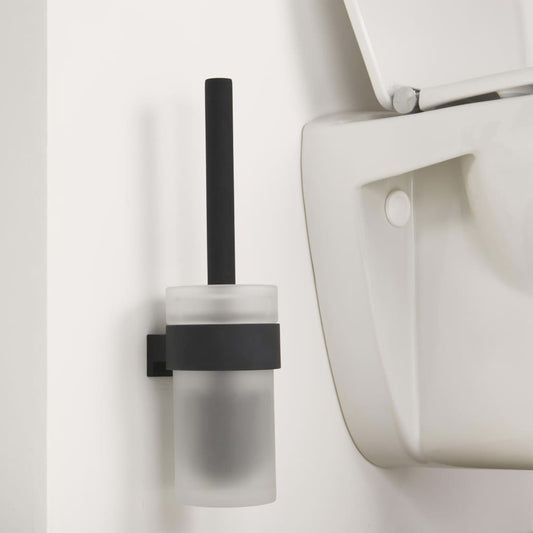 Spazzola per WC con Supporto Bold Nero Opaco