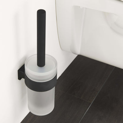 Spazzola per WC con Supporto Bold Nero Opaco