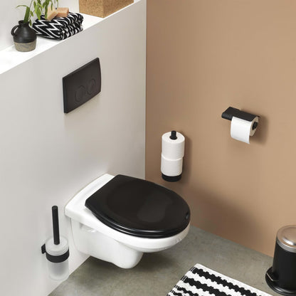 Spazzola per WC con Supporto Bold Nero Opaco