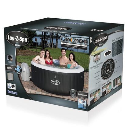 Lay-Z-Spa Vasca Idromassaggio Gonfiabile Miami Air Jet