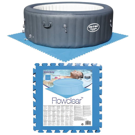 Protezioni per il Pavimento della Piscina 8 pz Blu 58220