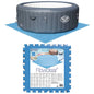 Protezioni per il Pavimento della Piscina 8 pz Blu 58220